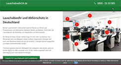 Desktop Screenshot of lauschabwehr24.de